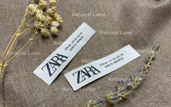 NATIONAL LABEL | label damask, taffeta, printed, id card, hangtag, sticker